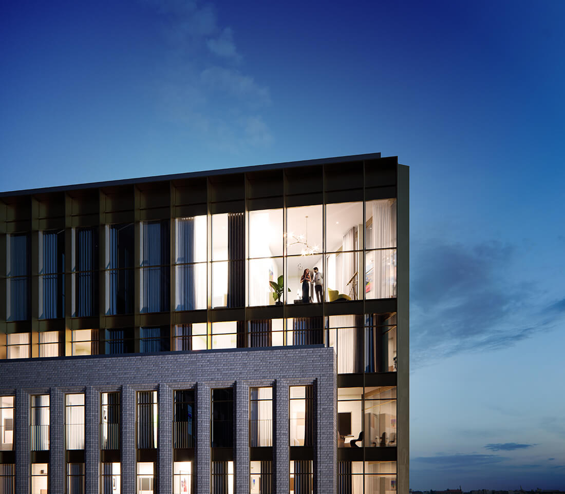 ЖК Mitte фасад