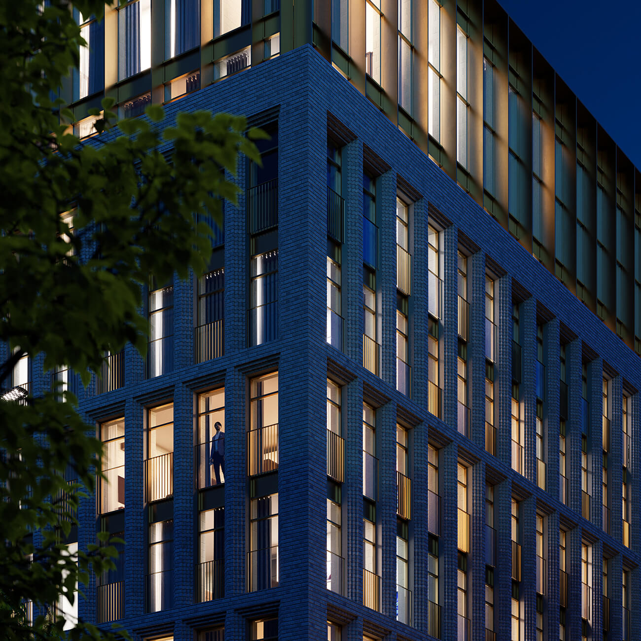 ЖК Митте панорамные окна