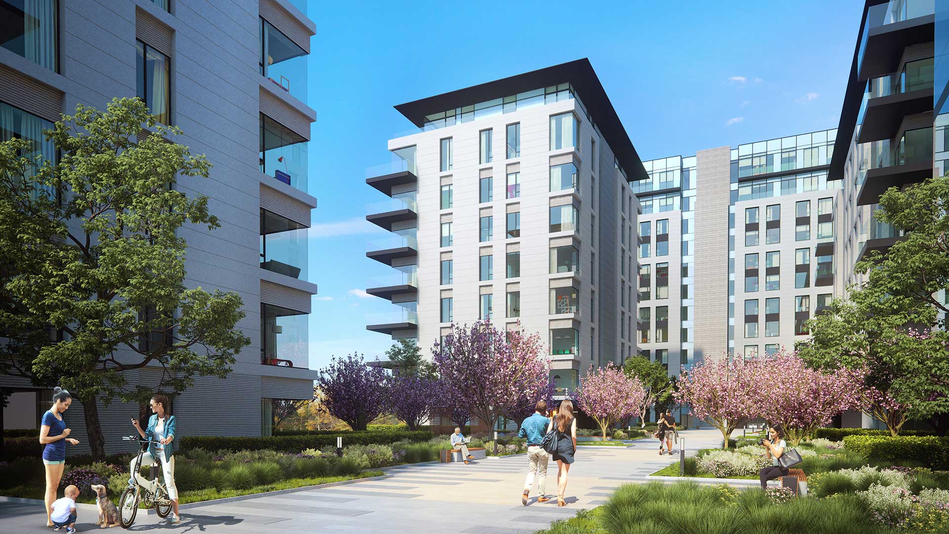 ЖК Вишнёвый сад двор